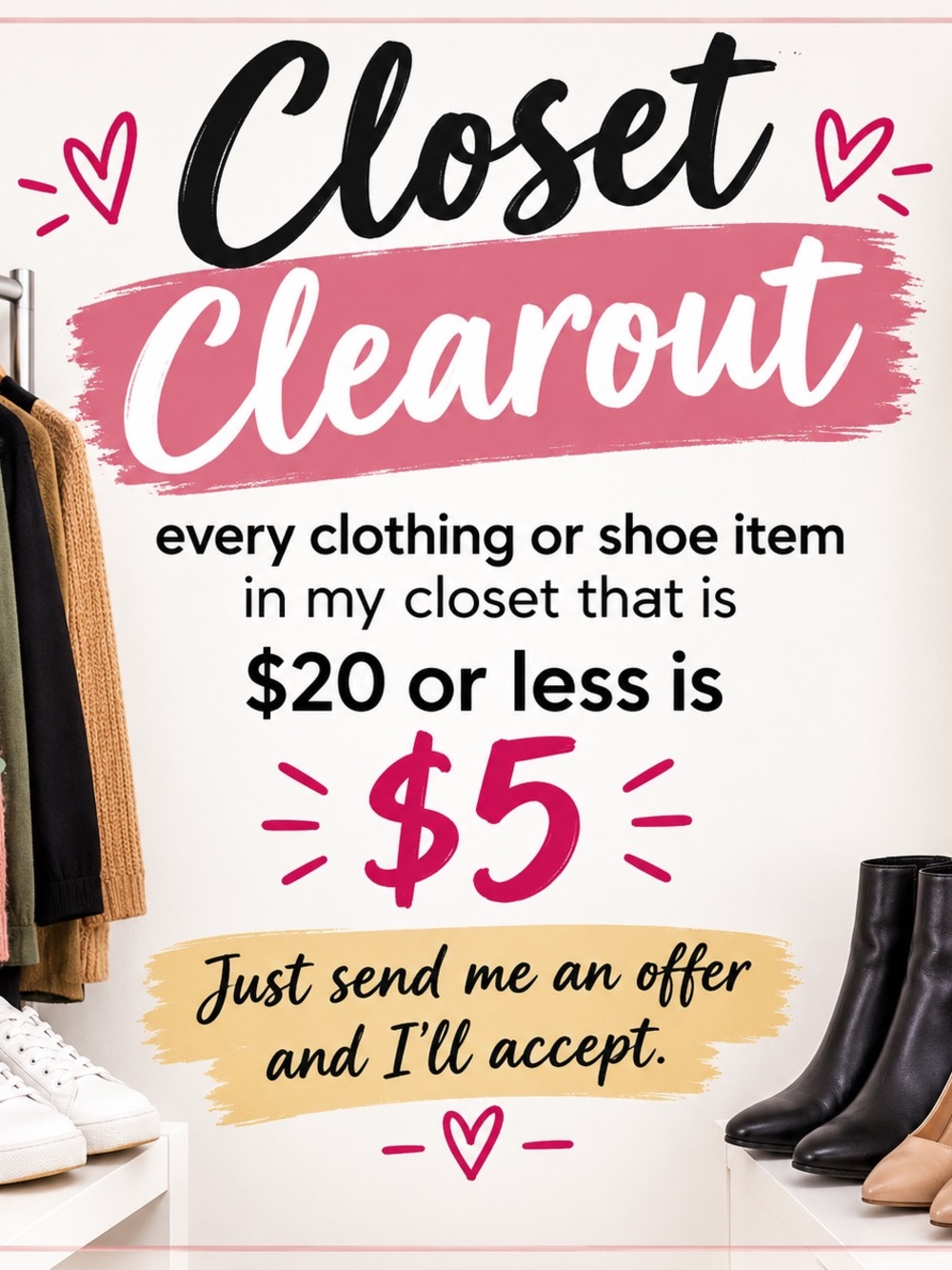 Clothing and shoes